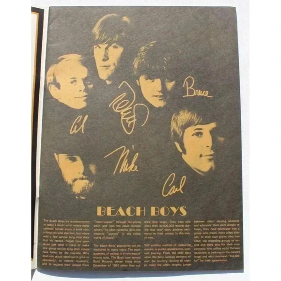 The Beach Boys Concert Tour Program BOOK Capitol Records W/ Inverticube - Picture 2 of 5